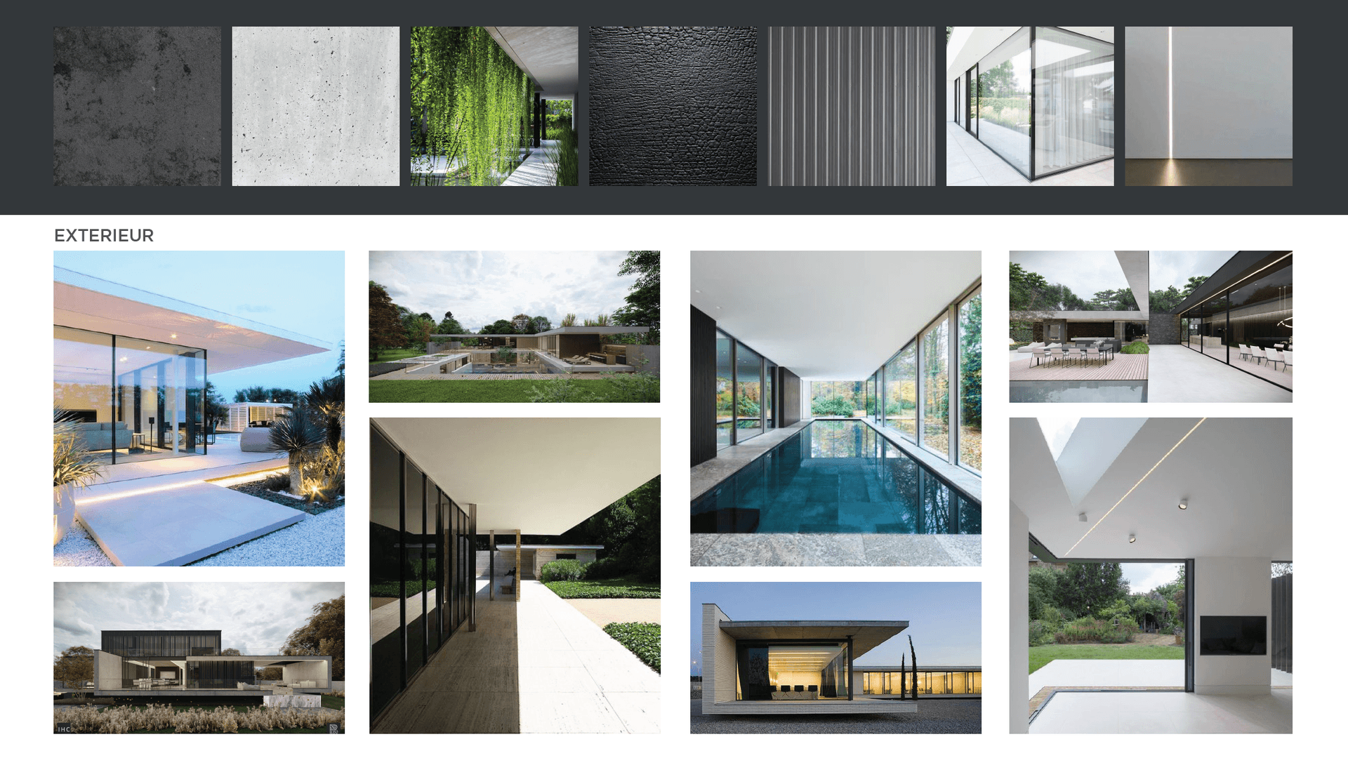 moodboard voor villa