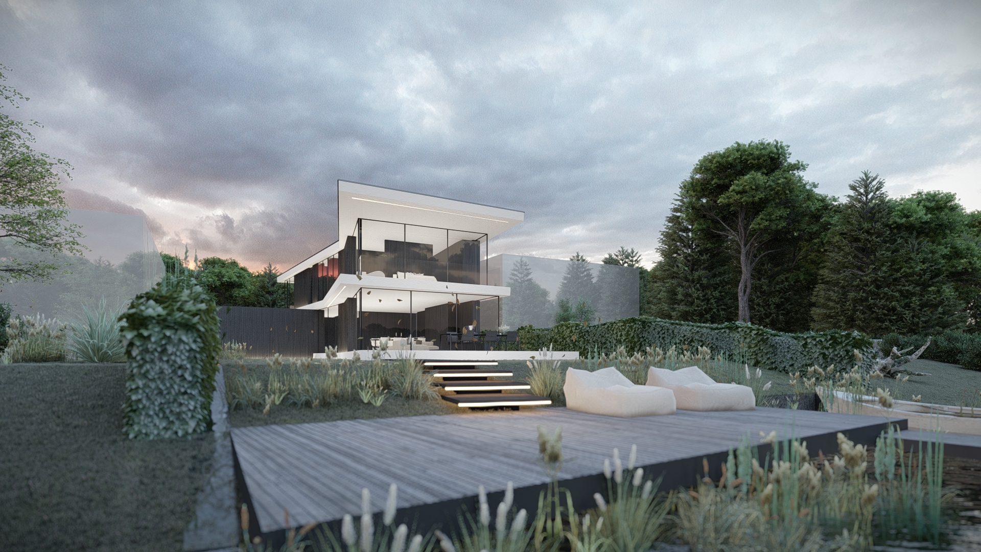 render van een villa
