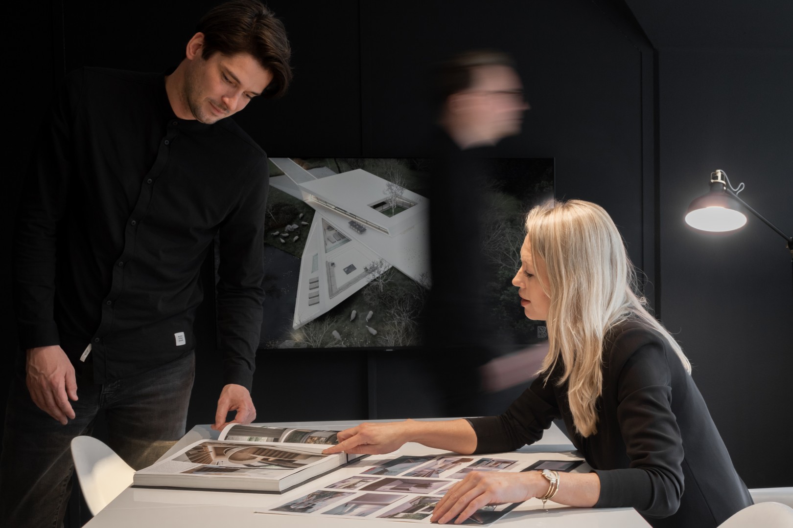 Villa architecten aan het werk ontwerpen brochure catalogus designen proces