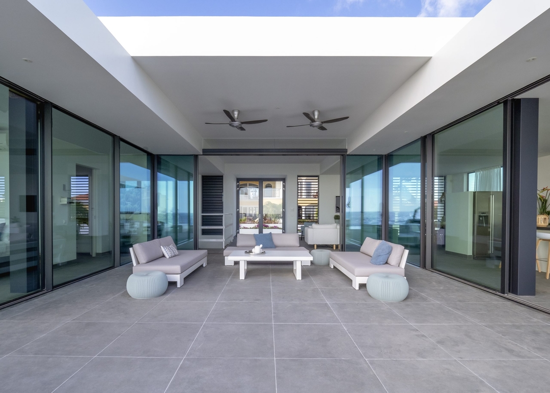 villa in curacao ontworpen door een architect